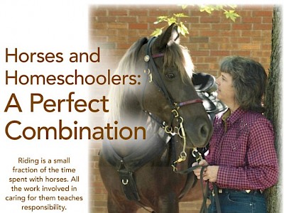Horses and Homeschoolers Magazine Article