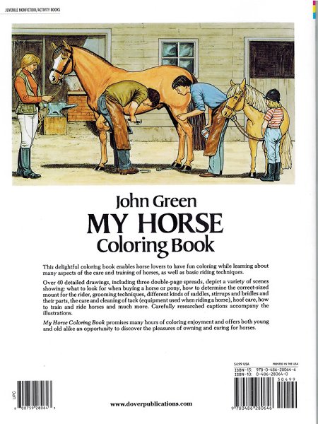 My Horse Coloring Book #8